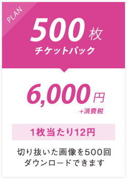 500枚チケットパック
